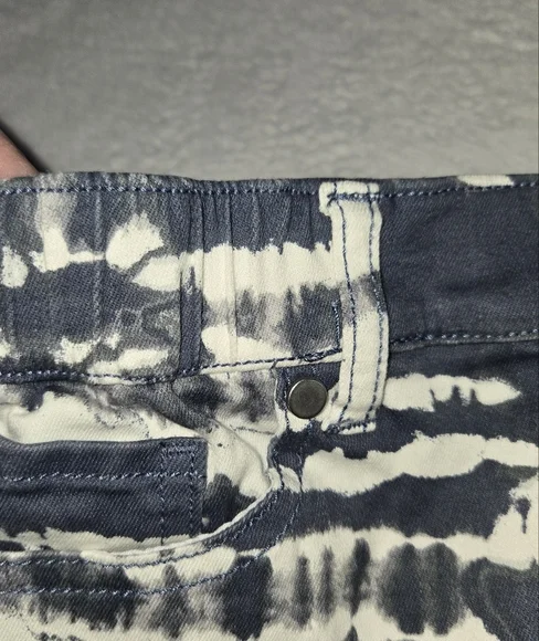 Love Fire XS Mini Gray Acid Wash Denim Skirt Throwback 80s METAL 90s GRUNGE Euc - Picture 3 of 11